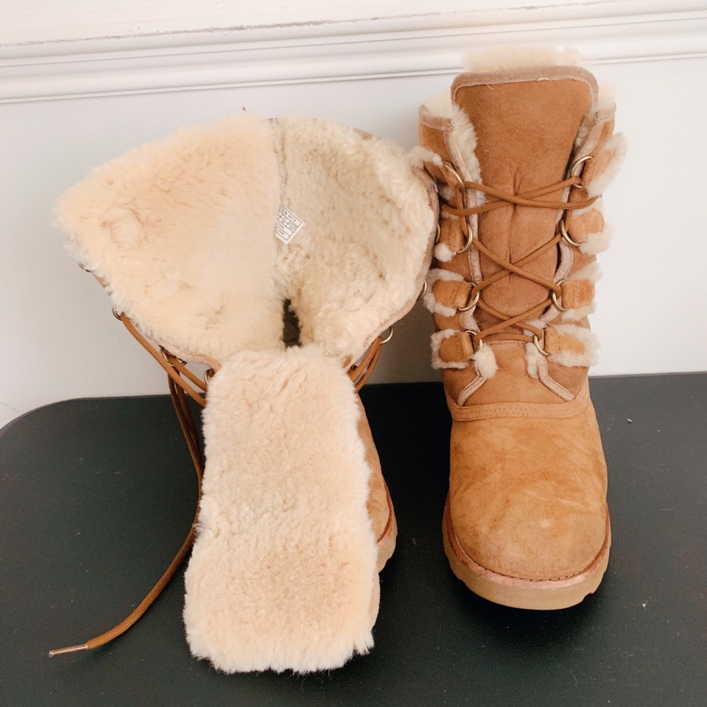 Chestnut tall ugg boot